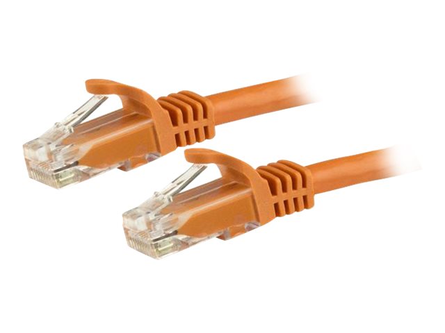 Startech.Com 3M Cat6 Utp Rj45 Gigabit Patchkabel Snagless - Cat 6 Netzwerkkabel - Orange, 3 M, Cat6, U/Utp (Utp), Rj-45, Rj-45