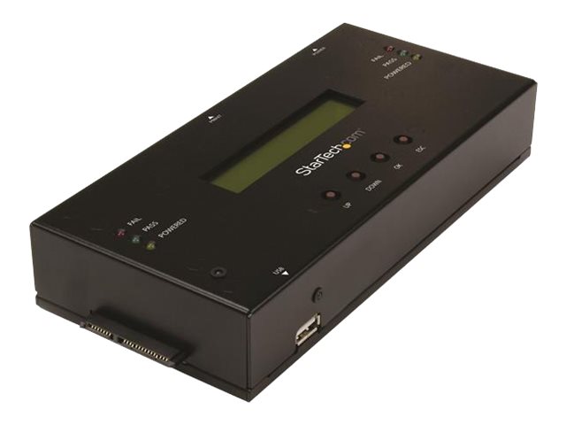 Startech.Com 1:1 Selbständige Festplatten Klonstation Und Löscher, Sas Und Sata Hdd/Ssd Kloner/Kopierer, Laufwerk Klonstation Und Löschgerät, Lcd Bil