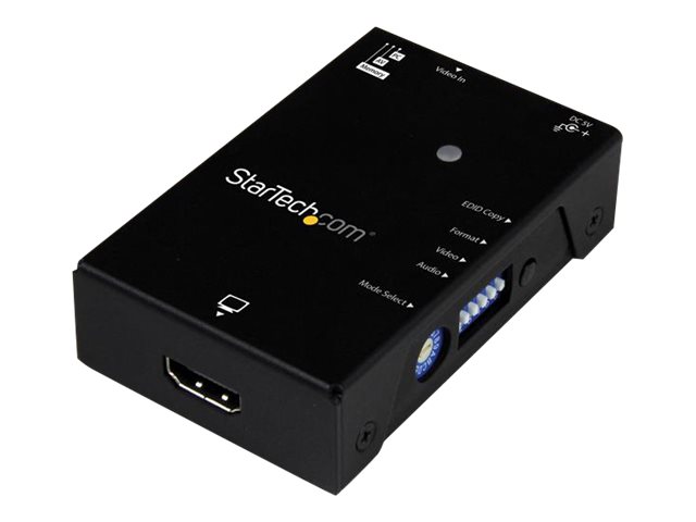 Startech.Com Edid Emulator Für Hdmi Displays - 1080P, Schwarz, Stahl, Rohs, Ce, Fcc, 1920 X 1080 Pixel, 720P, 1080P, Hdmi