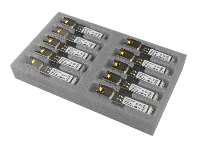 Startech.Com Cisco Glc-T Kompatibel Sfp Transceiver Modul - 1000Base-T - 10Er Pack, Kupfer, 1000 Mbit/S, Sfp, 100 M, Gigabit Ethernet, Ieee 802.3Ab