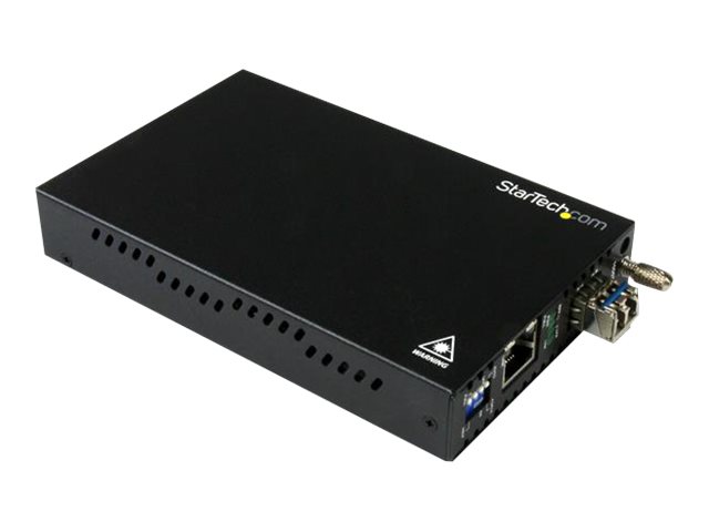 Startech.Com Gigabit Ethernet Kupfer Auf Lwl Medienkonverter - Sm Lc - 10 Km, 2000 Mbit/S, 1000Base-T, 1000Base-Lx, Ieee 802.3Ab, Ieee 802.3Z, Gigabi