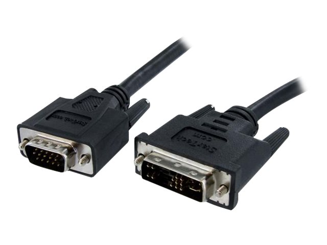 Startech.Com Dvi Auf Vga Monitorkabel 2 Meter - Stecker / Stecker - Dvi-I Vga (15Pin), 2 M, Dvi-A, Vga (D-Sub), Nickel, Schwarz, Männlich/Männlich