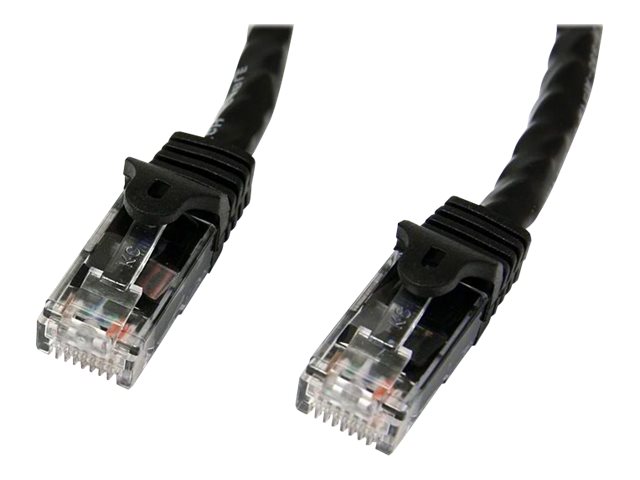 Startech.Com Cat6 Gigabit Patchkabel Snagless Mit Rj45 Utp 10M In Schwarz - Cat 6 Netzwerkkabel, 10 M, Cat6, U/Utp (Utp), Rj-45, Rj-45, Schwarz