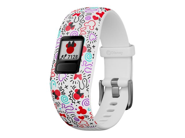 Garmin Vívofit Jr 2 Disney Minnie Mouse Aktivitetspårare Med Band Silikon Handledsstorlek: 130 175 Mm Bluetooth 17.5 G