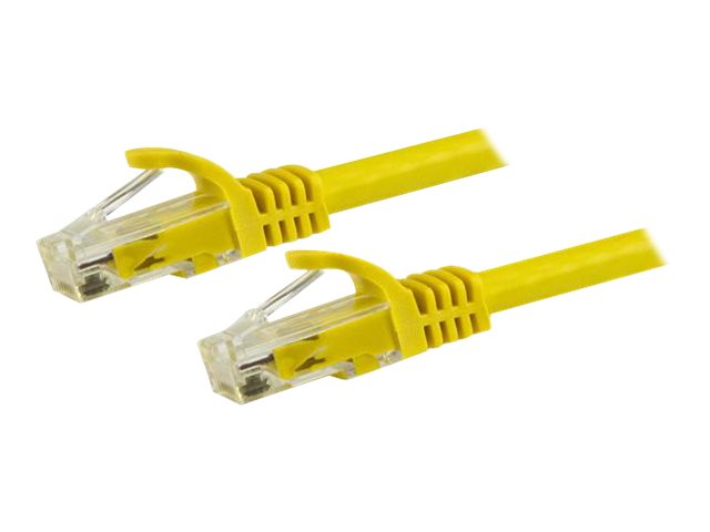 Startech.Com 15M Cat6 Snagless Gigabit Utp Netzwerkkabel - Cat 6 Rj45 Netzwerkkabel Mit Knickschutz - Gelb, 15 M, Cat6, U/Utp (Utp), Rj-45, Rj-45, Ge