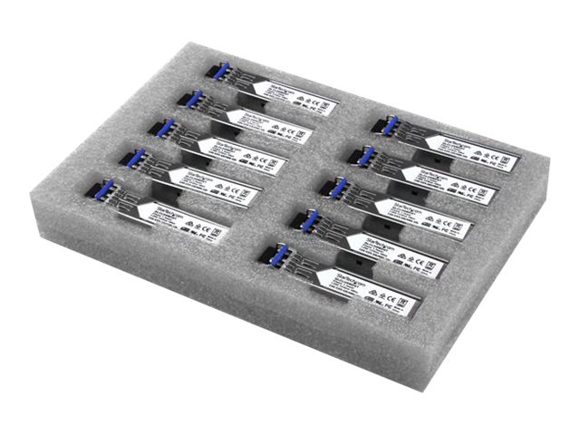 Startech.Com Cisco Glc-Lh-Smd Kompatibel Sfp Transceiver Modul - 1000Base-Lx/Lh - 10Er Pack, Faseroptik, 1250 Mbit/S, Sfp, Lc, Lh, Lx, 10000 M