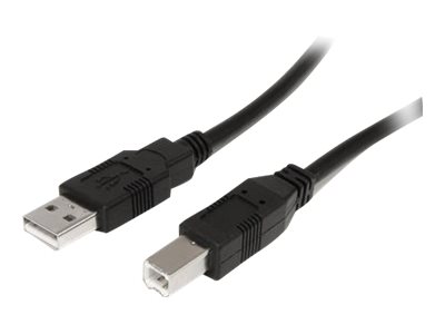 Startech 9 M / 30 Ft Active Usb A To B Cable - M/M - Black Usb 2.0 A To B Cord - Printer Cable - Extension Usb Cable (Usb2hab30ac) - Usb-Kabel - Usb