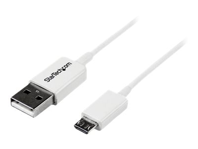 Startech.Com 1M Usb 2.0 A Auf Micro Usb B Kabel - Weiß, 1 M, Usb A, Micro-Usb B, Usb 2.0, Männlich/Männlich, Weiß