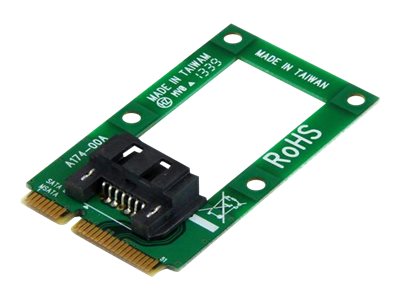 Startech.Com Msata Auf Sata Festplatten / Ssd Adapter - Mini Sata Zu Sata Konverter, Msata, Sata, Grün, 6 Gbit/S, 5 - 50 °C, -25 - 70 °C