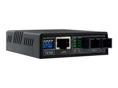 Startech.Com 10/100 Mbit/S Ethernet Lwl / Glasfaser Multimode Medienkonverter Sc 2Km, 100 Mbit/S, 100Base-Fx, 100Base-Tx, 10Base-T, Ieee 802.1Q, Ieee