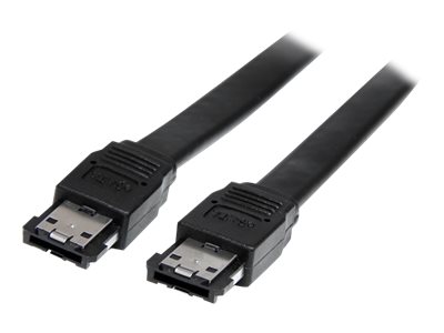 Startech.Com 1,8M Geschirmtes Esata Kabel - St/St, 1,8 M, Esata, Esata, Esata, Männlich/Männlich, Schwarz