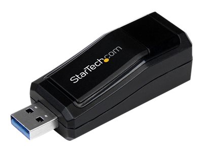 Startech.Com Usb 3.0 Auf Gigabit Ethernet Lan Adapter - Schwarz, Kabelgebunden, Usb, Ethernet, 1000 Mbit/S, Schwarz