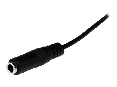 Startech 2M Slim 3.5Mm Stereo Extension Audio Cable - Male / Female - Headphone Audio Extension Cable Cord - 2X Mini Jack 3.5Mm - 2 M (Mu2mmfs) - For