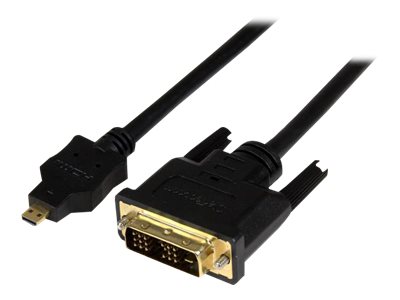 Startech 1M Micro Hdmi To Dvi-D Cable - M/M - Video Cable - Hdmi / Dvi - Dvi-D (M) To Micro Hdmi (M) - 3.3 Ft - Shielded - Black - Hdddvimm1m - Adapt