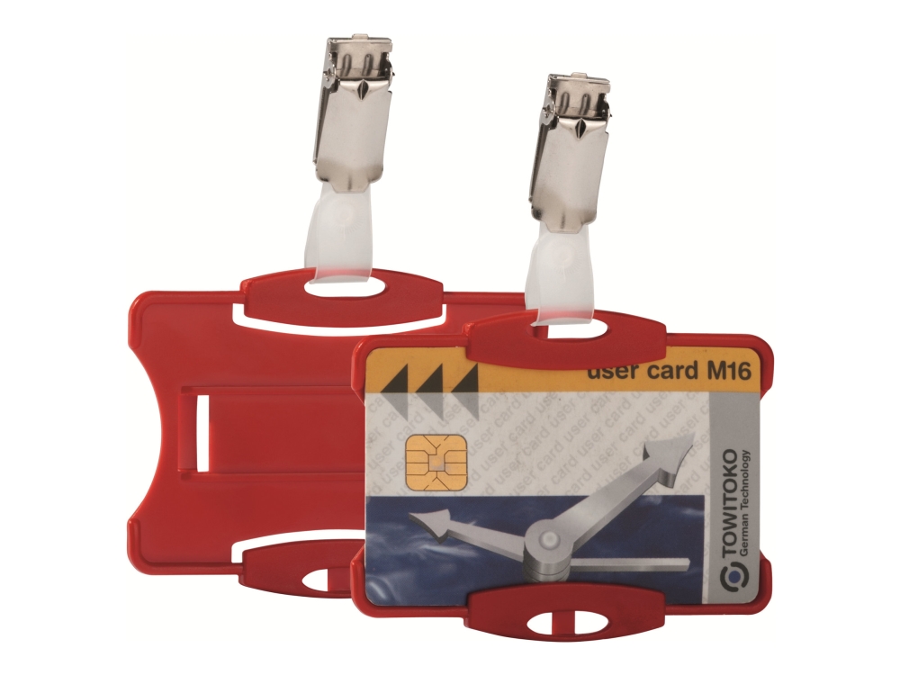 Id-Kartenhalter Mit Gurtclip - (25 Stück)