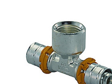 Mlc-Press-T-Stück Mf. 32-3/4-32 - Für Fußbodenheizung Und Warmwasser- Und Heizkörpersysteme