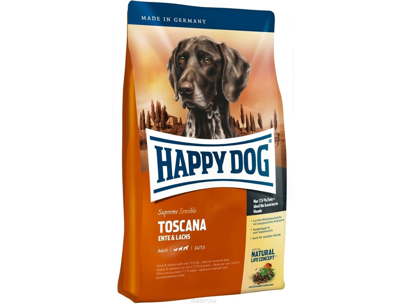 Happy Dog Supreme Toscana - 1 Kg