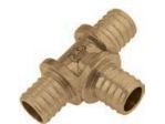 KAN-therm T-stycke push 18 x 18 x 14 mm mässing (9013.73) | VVS Artiklar - Uppvärmning - Tillbehör | GameStuff