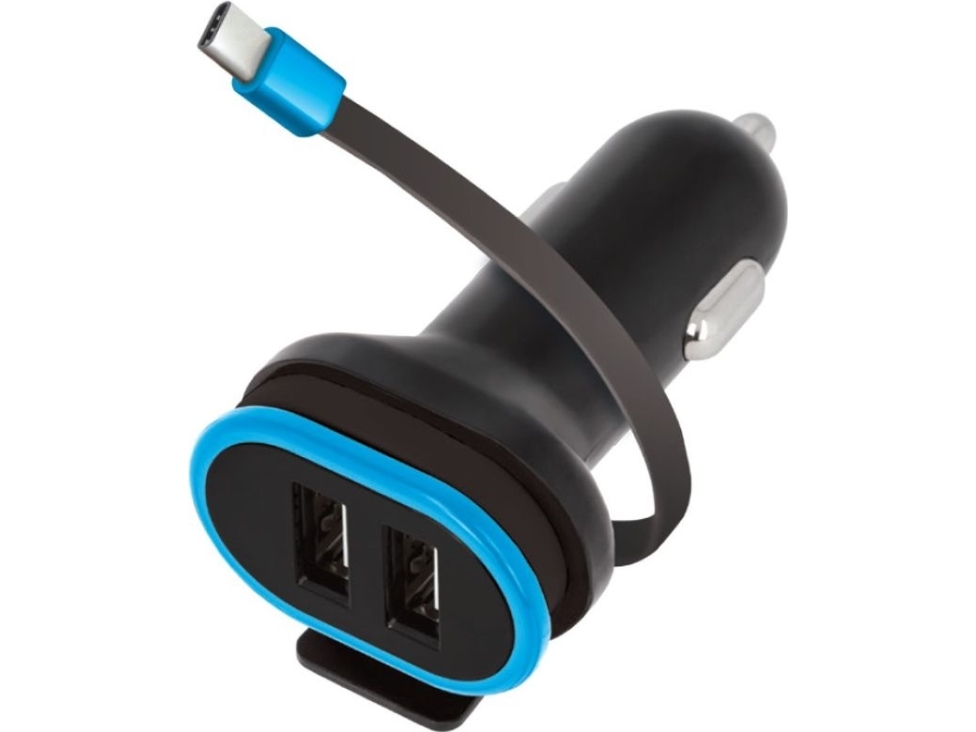 Forever USB-laddare för bilar CC-02 3A typ-C | Tele & GPS - Batteri & Laddare - Billaddare | GameStuff