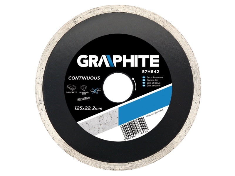 Deimantinis Diskas Graphite 57H644, Skersmuo 180Mm, Vientisas