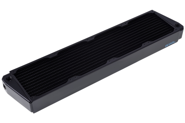 Alphacool Nexxxos Xt45, Processor, Radiator, Sort, Messing, Kobber, Stål