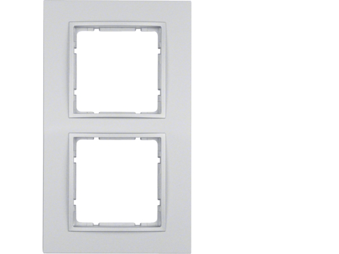 Berker 10126424, Aluminium, Schraubenlos, Berker, Glänzend, 1 Stück(E)
