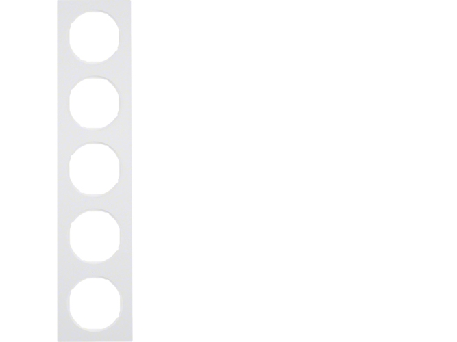 Berker 10152289, Hvid, Skrueløs, Berker, Blank, 1 Stk