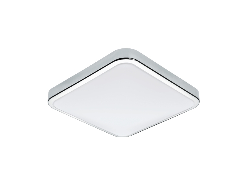 Eglo Manilva 1 Plafond 290X290 Ip44 Krom/Hvid