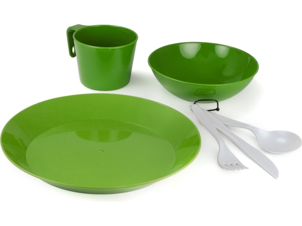 Gsi Zestaw Naczyn Cascadian 1 Person Table Set Green (77313)