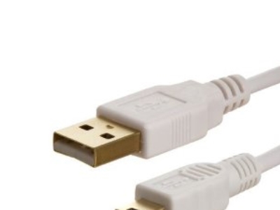 Inline Usb 2.0 Mini-Kabel, Usb A Stecker An Mini-B Stecker (5Pol.), Weiß, 0,5M, 0,5 M, Usb A, Mini-Usb B, Usb 2.0, Männlich/Männlich, Weiß