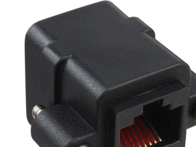 Inline 69990X, Rj45, Rj45, Hunstik, Sort