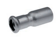 KAN-therm nännin pienennys Inox 18x15mm 6191121 6191121