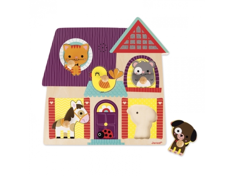 Janod J07078, 5 Stück(E), Tiere, 1,5 Jahr(E)