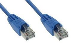 Inline 72530B, 30 M, Kat5e, Sf/Utp (S-Ftp), Blau