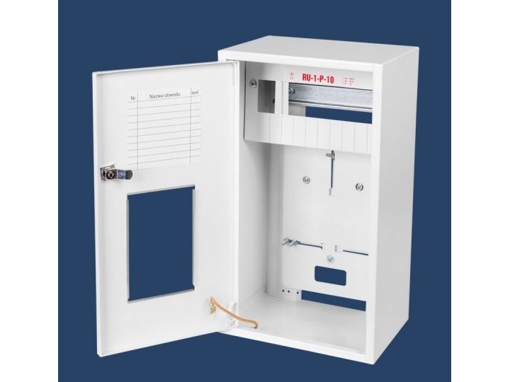 Karwasz Surface-Mounted, Concealed Counters Cabinet, Universal 1-Counter 1-Phase 10 Ip30 Modules (Ru-1-P-10 Z)