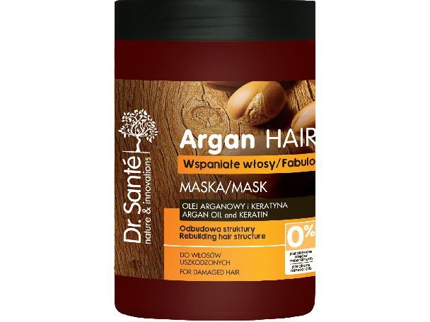 Dr. Sante Argan Hair Restorative Mask Til Skadet Hår 1000 Ml