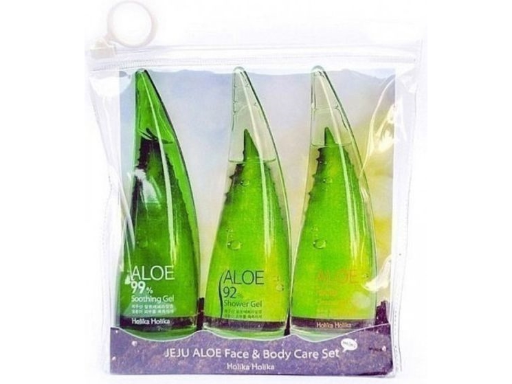 Holika Holika Jeju Aloe-Pflegeset Für Gesicht Und Körper