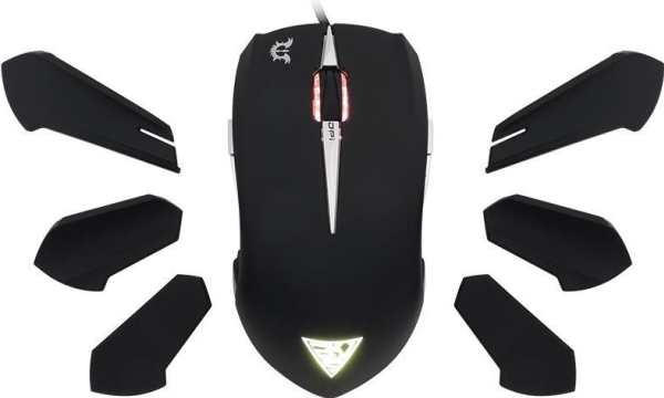 Gamdias Erebos, Optisk, Usb Type-A, 3500 Dpi, Sort