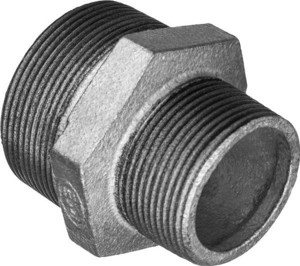 Invena Galvaniseret Reduktionsnippel 5/4 X 3/4" (Zo-21-032)
