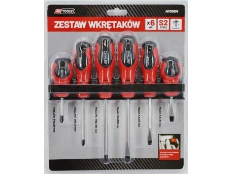 Aw-Tools Awtools Rinkinys Atsuktuvai Blister S2 / 6 Vnt. Ant Pakabos