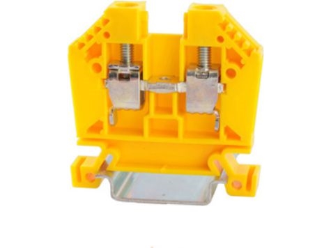 Em Group Schienen-Klemmblock Euro 2-Leiter 6Mm2 Gelb (43401N)