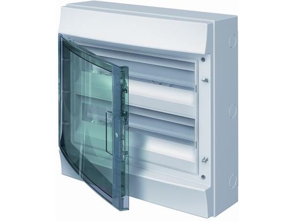 Abb Dørkappe/Afdækning I Gennemsigtigt Materiale 2 X 18 Med N+Pe-Skinne (1Slm006501a1205)