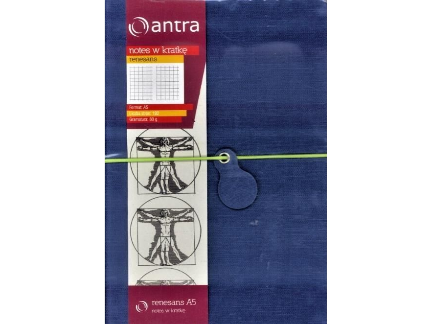 Notes A5 Crate Renaissance Navy Blue Antra |