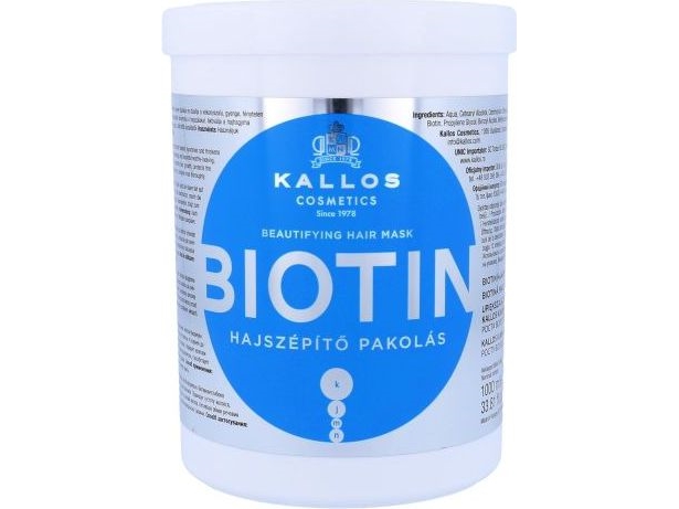 Kallos Biotin Haar Maske 1000Ml