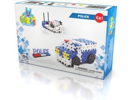 Keycraft Meli Thematische Polizei 4In1 Ziegelsteine (278999)