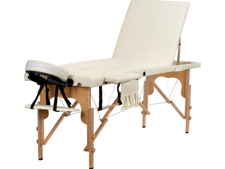 Bodyfit Massagesäng 3 segment beige + tillbehör + gratis väska | Hälsa - Träningsmaskiner - Övriga | GameStuff