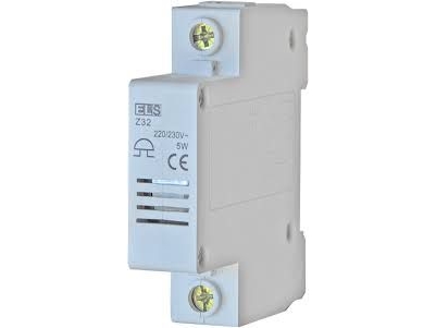 Els Elektrotechnika Modulær Klokke På Th35-Skinne (Aubl 230Vac)