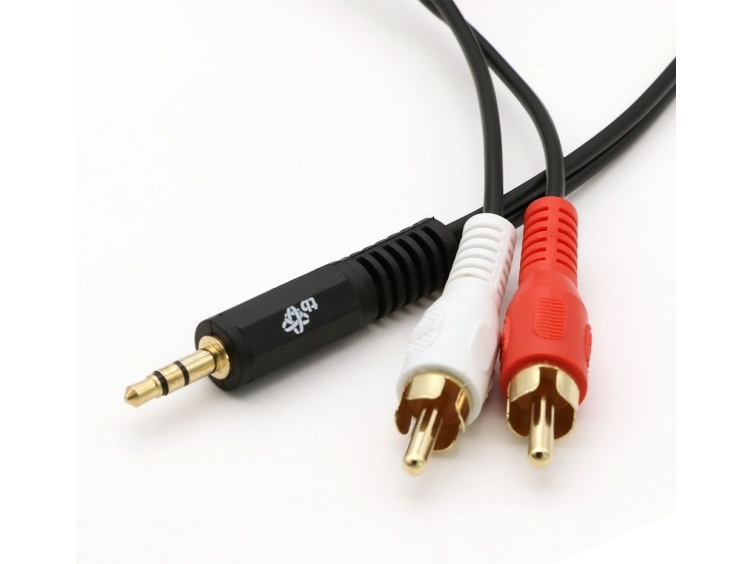 !Tb Kabel 3,5 Mm Minijack -2X Rca M/M 1,5 M