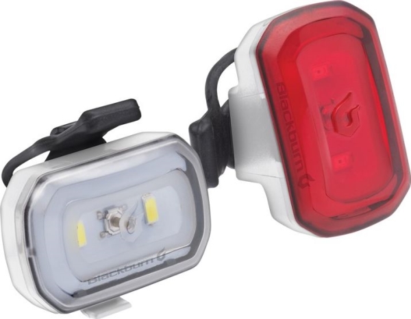 Blackburn Click Usb-Lygter Foran 60 Lumen, Bagpå 20 Lumen Hvid
