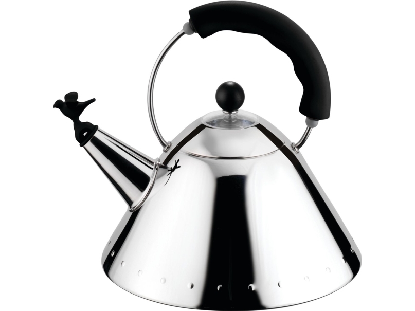 Alessi 9093 B, 2 L, Rustfrit Stål, Sort, Rustfrit Stål, Polyamid, Induktion